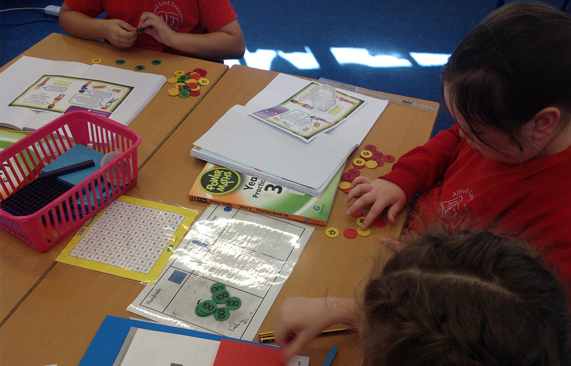 Working on Maths in Class Working on Maths in Class